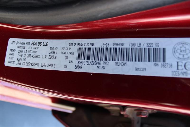 2020 RAM 1500 SPORT