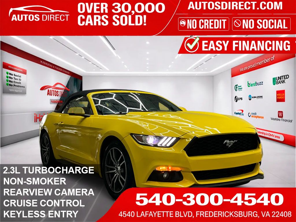 2017 Ford Mustang EcoBoost Convertible Premium's photo