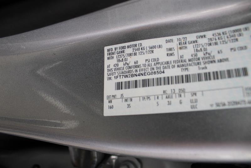 2022 FORD SUPER DUTY F-250 SRW XLT