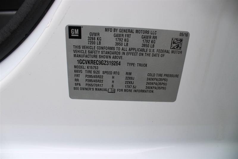 2016 CHEVROLET SILVERADO 1500 LT