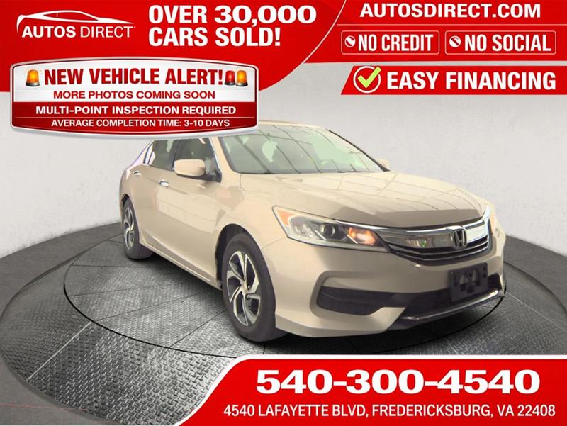 2016 HONDA ACCORD LX