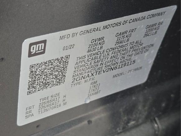 2022 CHEVROLET EQUINOX LT