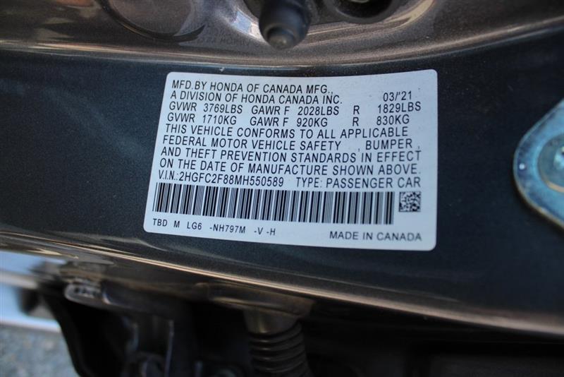2021 HONDA CIVIC SPORT