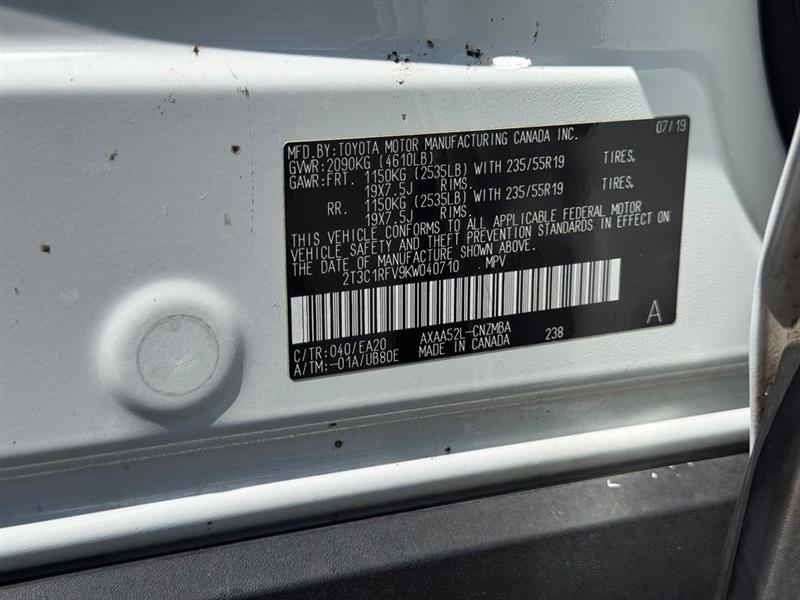 2019 TOYOTA RAV4 XLE PREMIUM