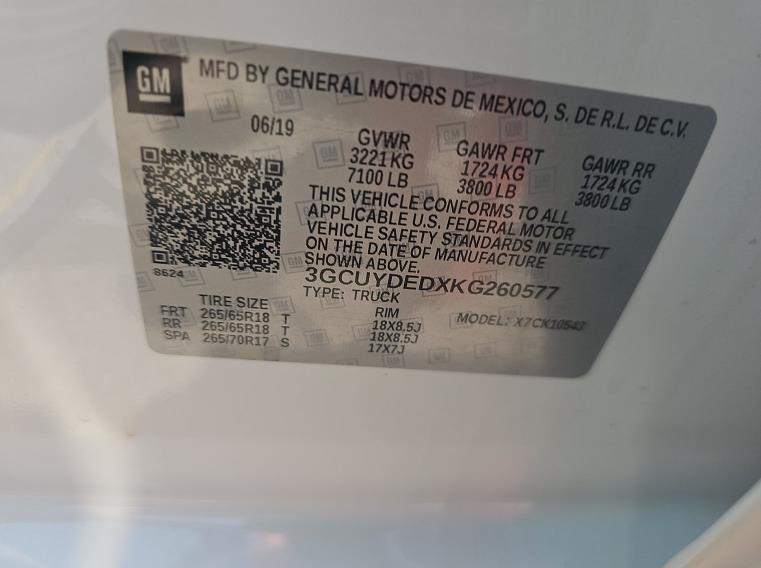 2019 CHEVROLET SILVERADO 1500 LT