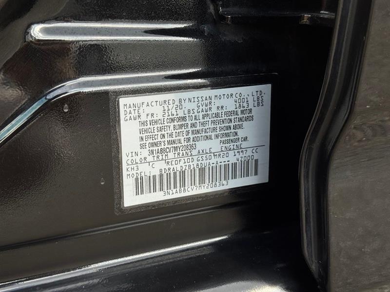 2021 NISSAN SENTRA SV