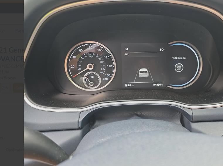 2021 GENESIS GV80 ADVANCED +