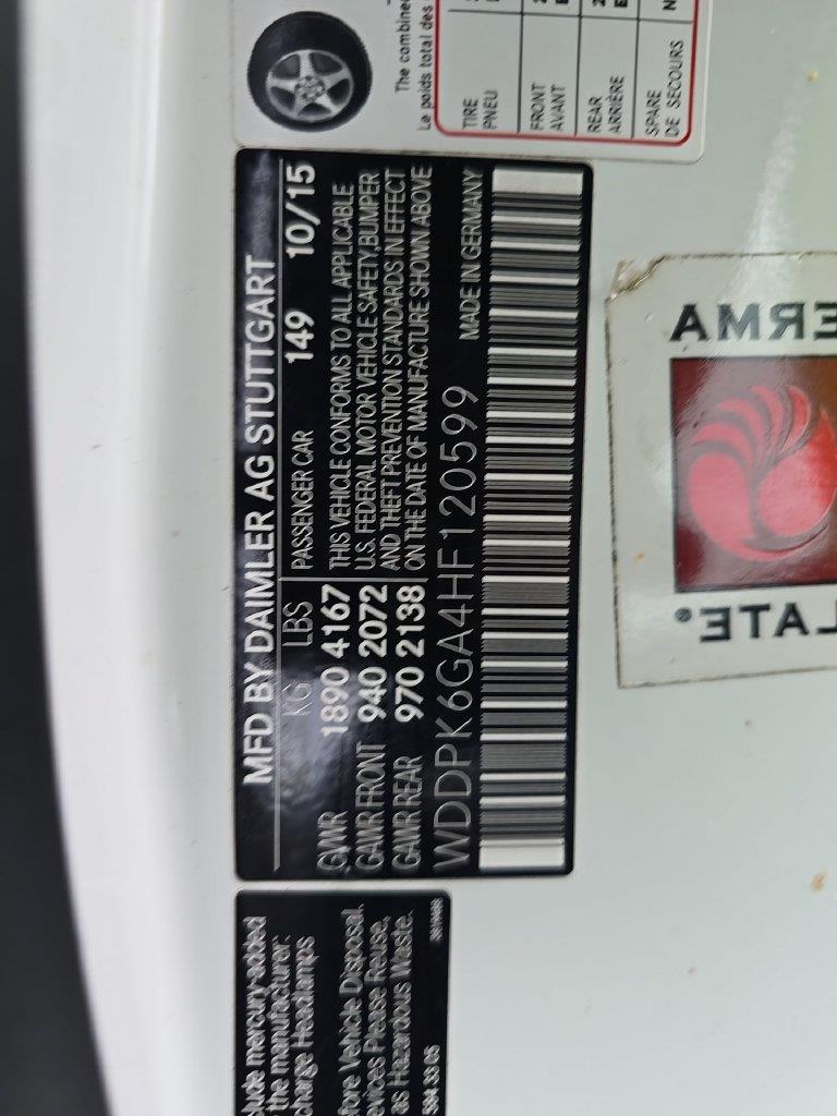 2017 MERCEDES-BENZ SLC AMG SLC 43