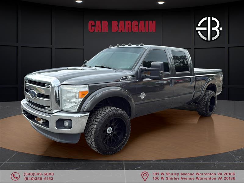 Shadow Black 2016 Ford F-250 Super Duty King Ranch Crew Cab 4WD Pickup Truck Four-Wheel Drive Automatic