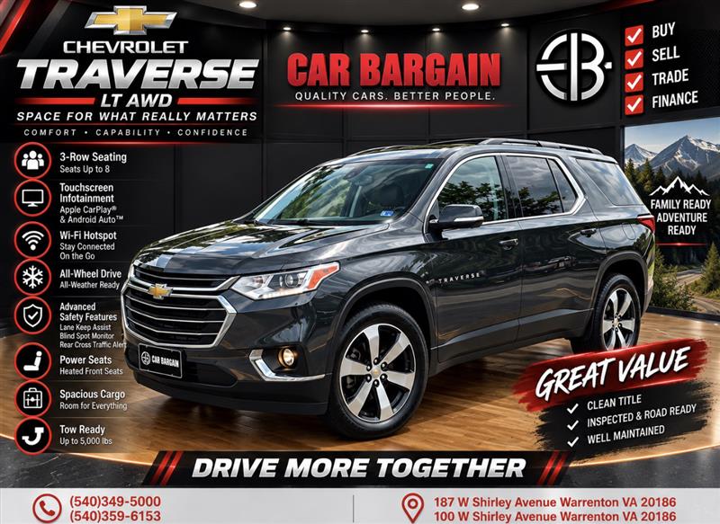 2020 CHEVROLET TRAVERSE LT LEATHER