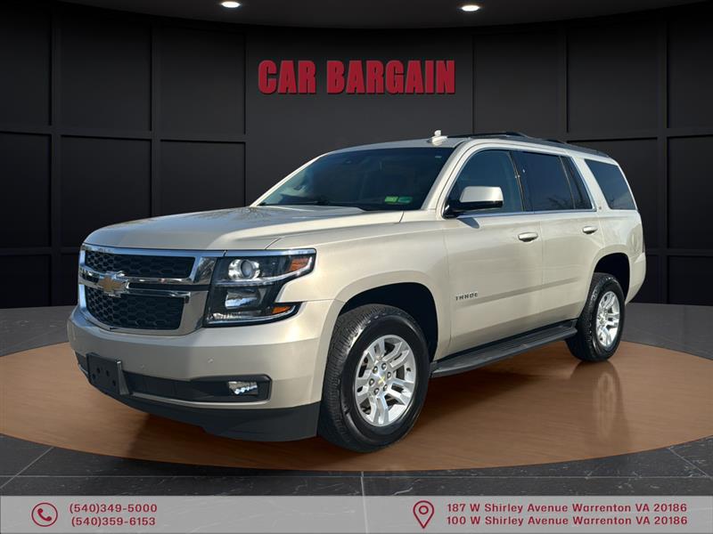 2015 CHEVROLET TAHOE LT 4WD 3RD ROW