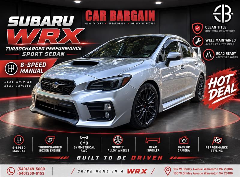 2017 SUBARU WRX STi Limited w/LipSpoiler
