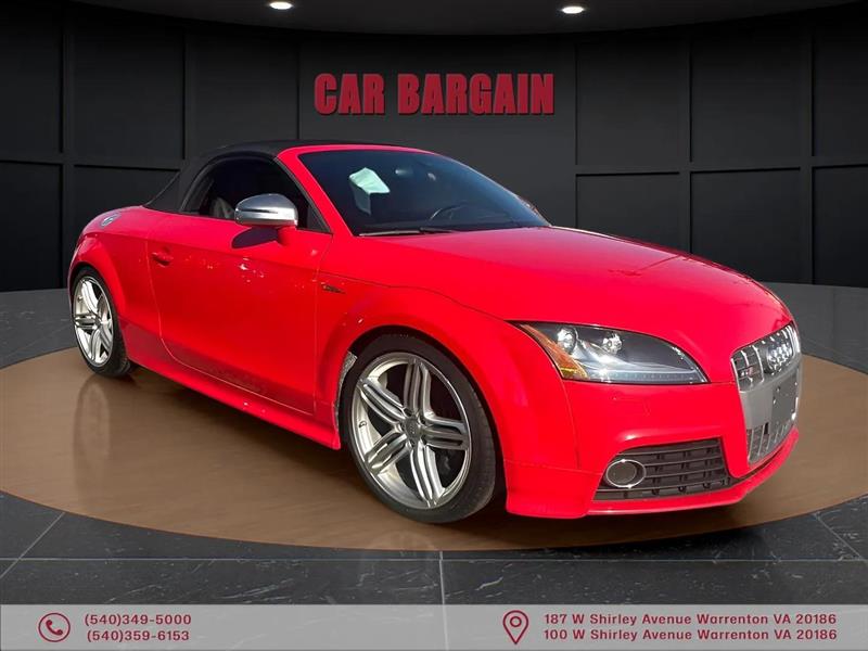 Brilliant Red 2010 Audi TTS 2.0T quattro Prestige Roadster AWD Convertible All-Wheel Drive 6-Speed Automatic