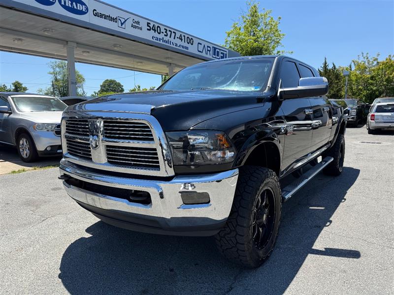 Black 2012 RAM 3500 Laramie Mega Cab 4WD Pickup Truck Four-Wheel Drive