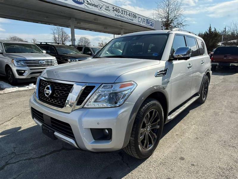 Silver 2018 Nissan Armada Platinum 4WD SUV / Crossover Four-Wheel Drive Automatic