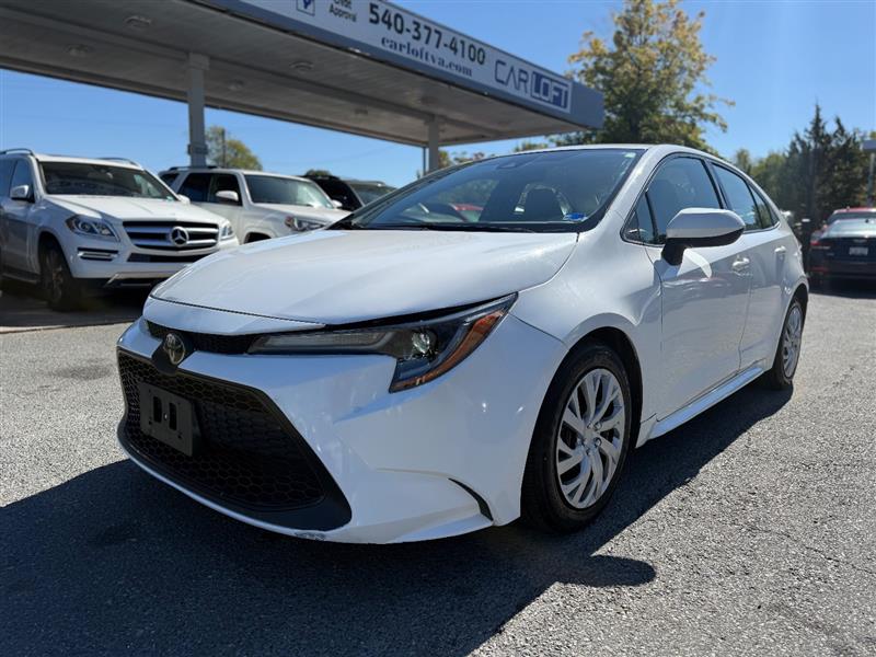 White 2020 Toyota Corolla Sedan Front-Wheel Drive Automatic