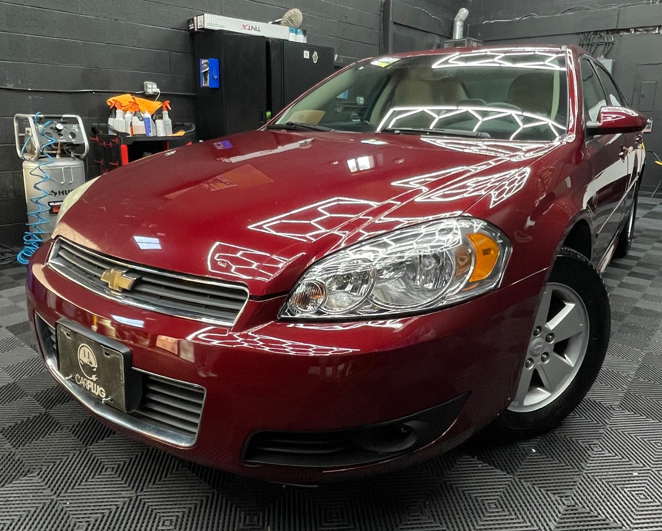 Red 2010 Chevrolet Impala LT FWD Sedan Front-Wheel Drive 4-Speed Automatic
