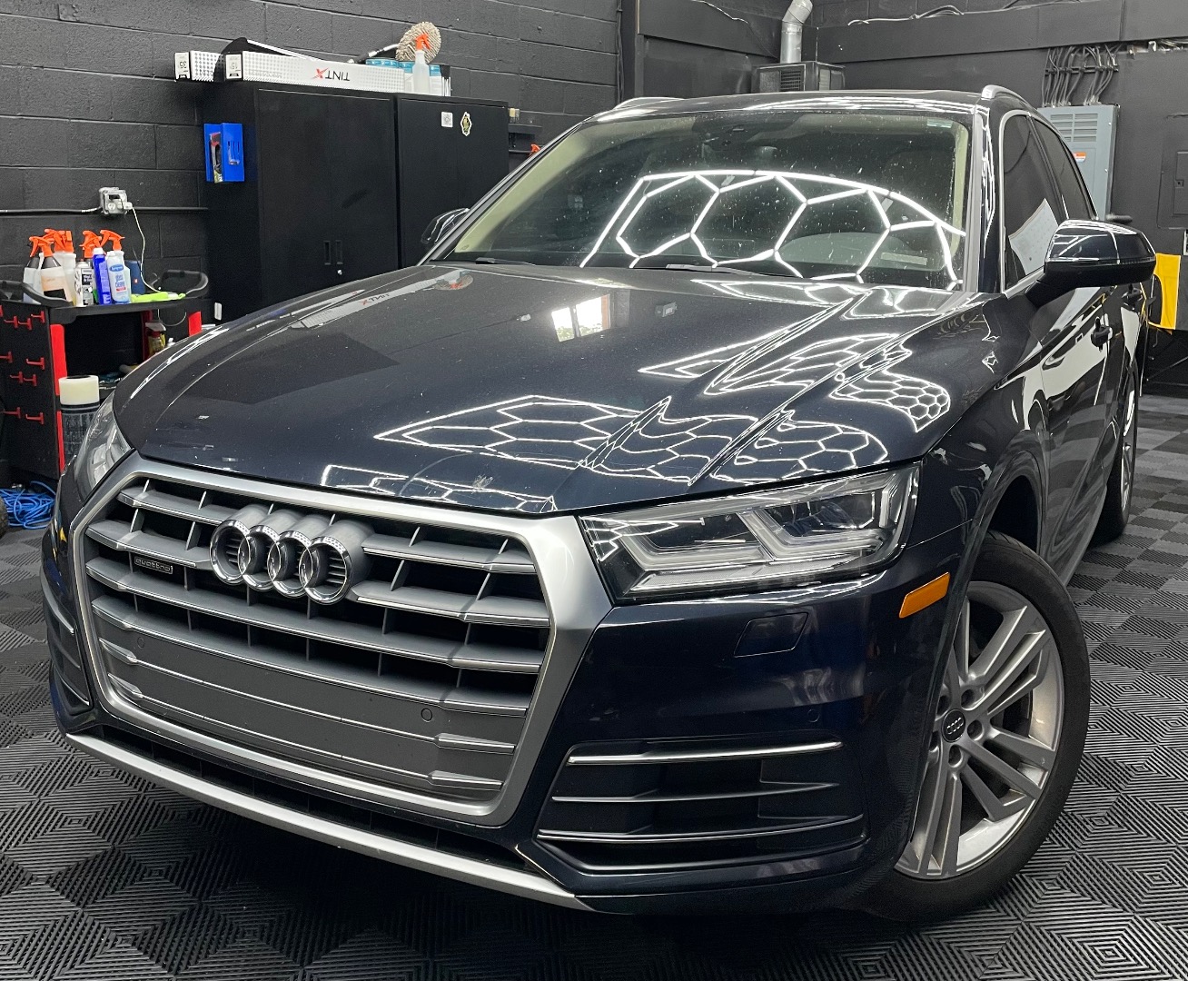 Blue 2018 Audi Q5 SUV / Crossover All-Wheel Drive Automatic