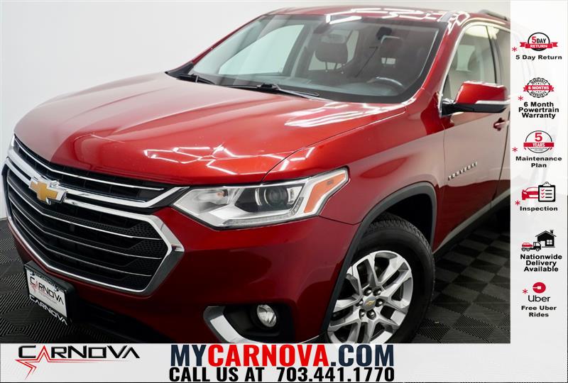Cajun Red Tintcoat 2019 Chevrolet Traverse LT Cloth FWD SUV / Crossover Front-Wheel Drive Automatic