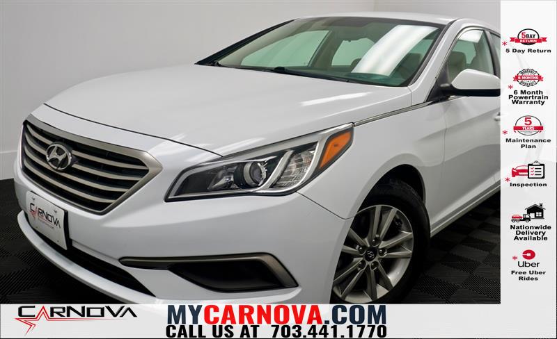 Quartz White Pearl 2017 Hyundai Sonata SE FWD Sedan Front-Wheel Drive Automatic