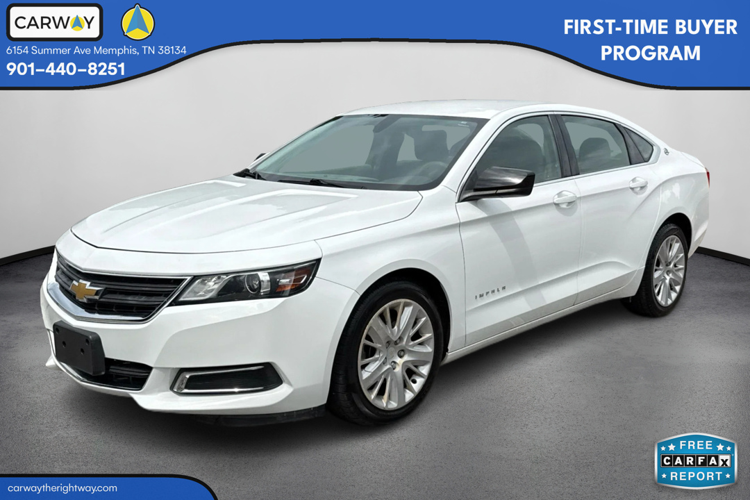 Summit White 2015 Chevrolet Impala Sedan Front-Wheel Drive Automatic