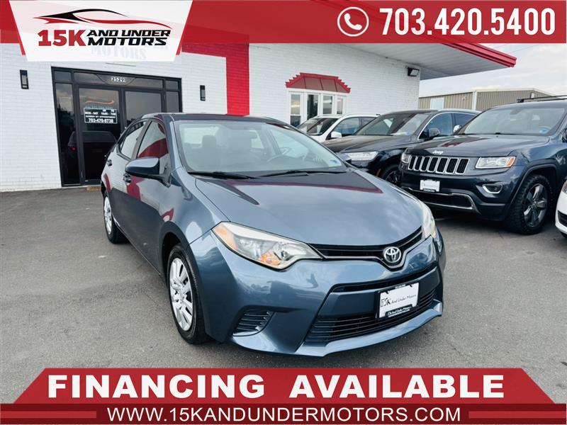 2016 TOYOTA COROLLA LE