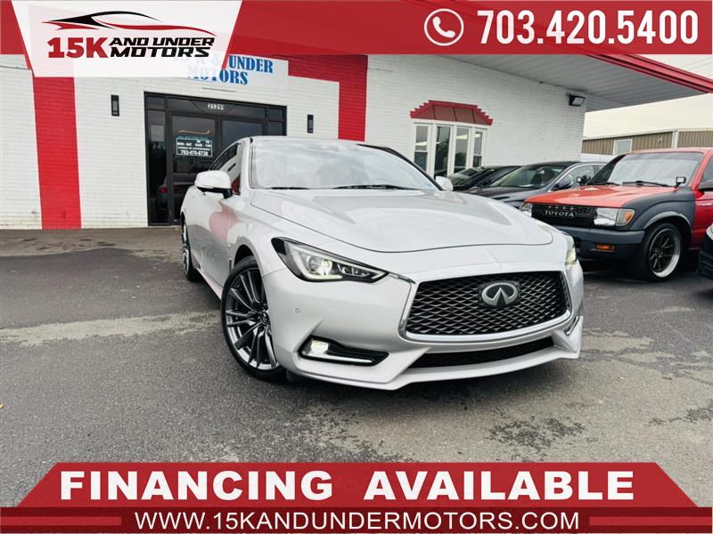 Gray (Liquid Platinum) 2017 INFINITI Q60 Coupe All-Wheel Drive Automatic