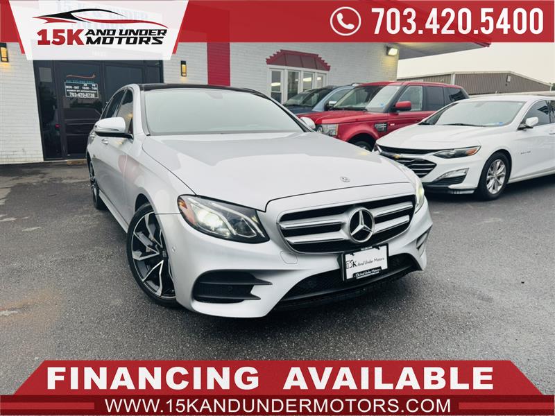 Diamond Silver Metallic 2017 Mercedes-Benz E-Class Sedan Rear-Wheel Drive Automatic