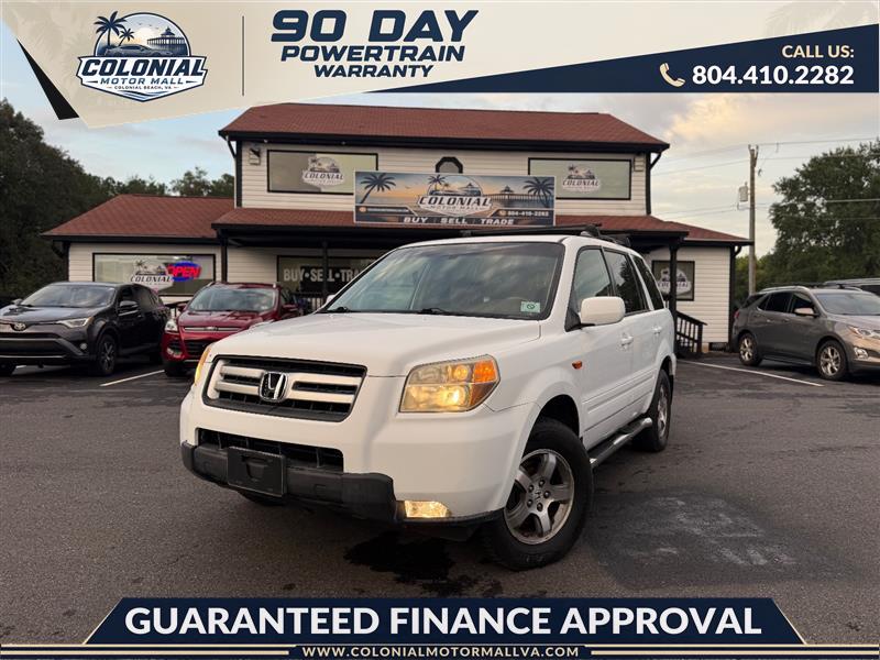 White 2007 Honda Pilot SUV / Crossover Four-Wheel Drive Automatic
