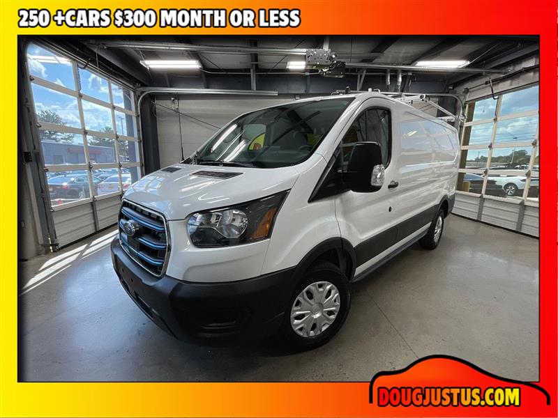 White 2023 Ford E-Transit Van Rear-Wheel Drive Automatic
