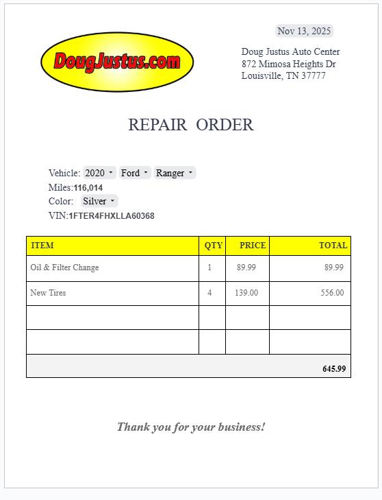 2020 FORD RANGER XLT