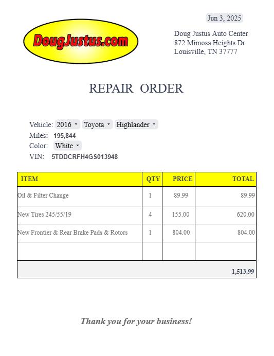 2016 TOYOTA HIGHLANDER HYBRID LIMITED