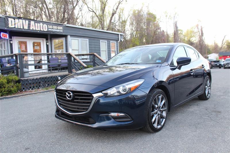 Blue 2018 Mazda MAZDA3 Touring Sedan Front-Wheel Drive Automatic
