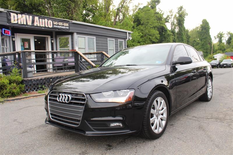 Black 2014 Audi A4 2.0T Premium FWD Sedan Front-Wheel Drive Automatic
