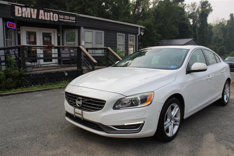 White 2015 Volvo S60 Sedan Front-Wheel Drive Automatic