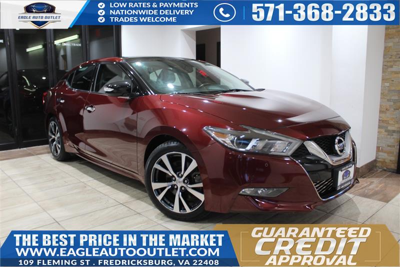 Coulis Red 2017 Nissan Maxima Sedan Front-Wheel Drive Automatic