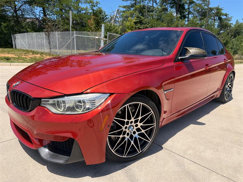 Sakhir Orange Metallic 2015 BMW M3 Sedan Rear-Wheel Drive Automatic