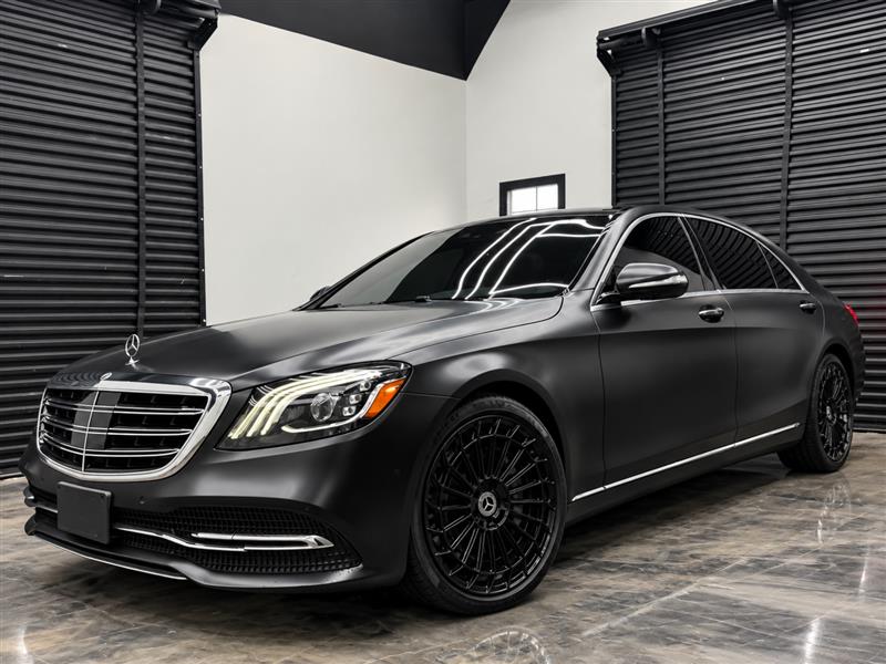Black 2019 Mercedes-Benz S-Class Sedan All-Wheel Drive Automatic