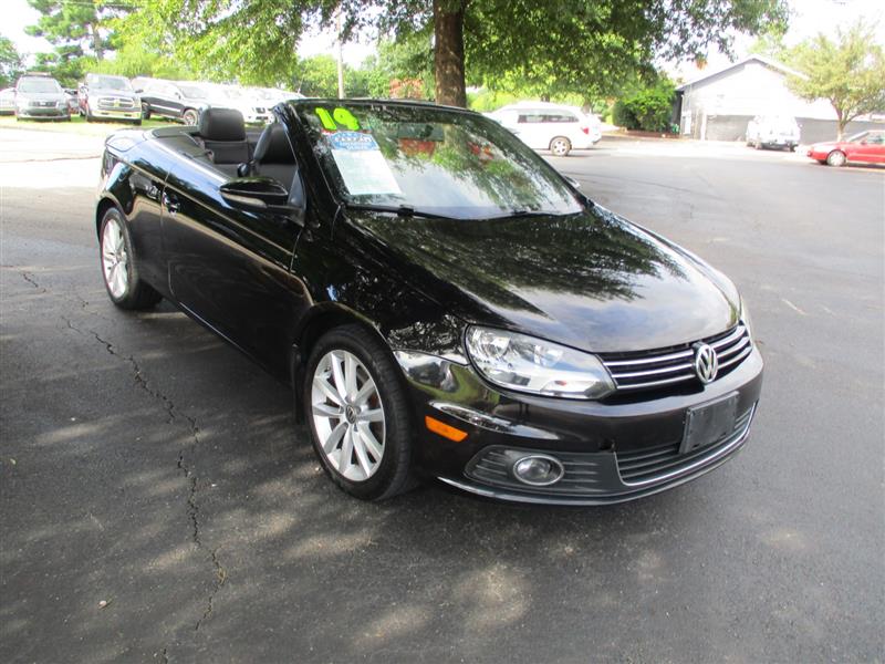Black 2014 Volkswagen Eos Komfort SULEV Convertible Front-Wheel Drive Automatic
