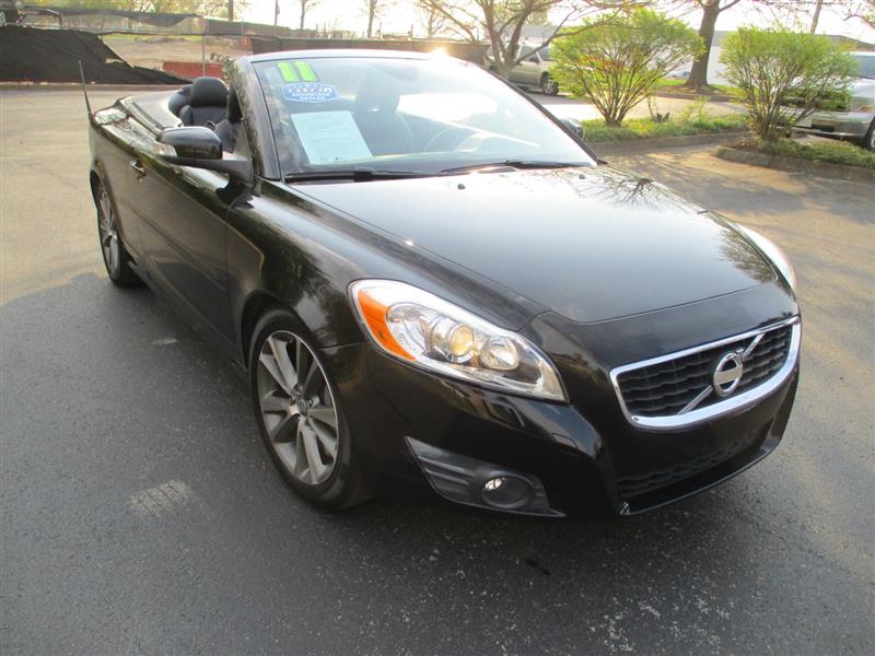 Black 2011 Volvo C70 T5 Convertible Front-Wheel Drive Automatic