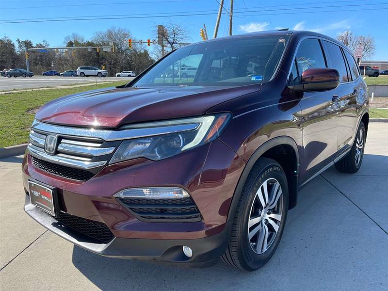Red 2016 Honda Pilot EX-L AWD with Honda Sensing SUV / Crossover Front-Wheel Drive Automatic