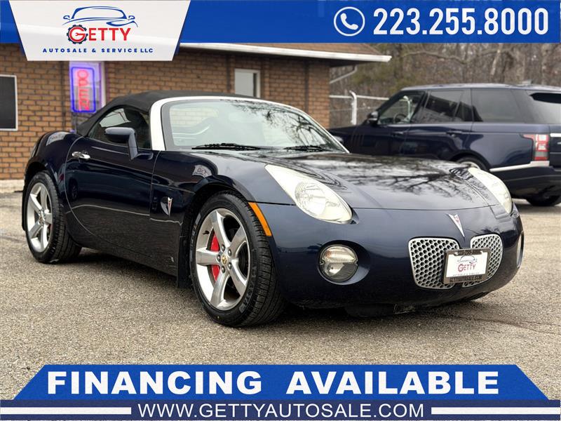 Blue 2007 Pontiac Solstice Base Convertible Rear-Wheel Drive Automatic