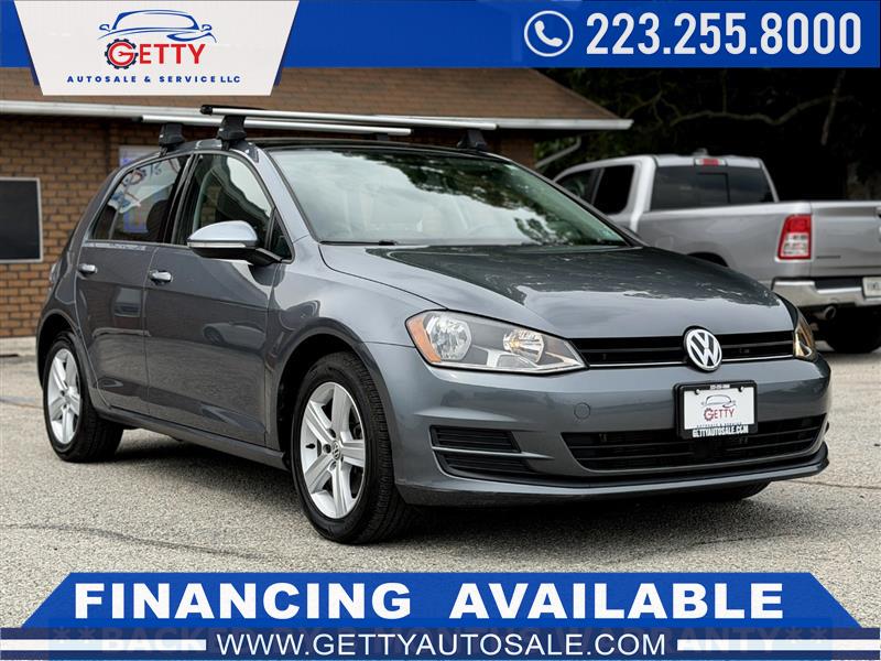 Platinum Gray Metallic 2017 Volkswagen Golf Hatchback Front-Wheel Drive Automatic