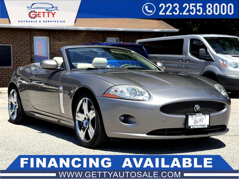 [E6s] Mineral Silver 2008 Jaguar XK-Series Convertible Rear-Wheel Drive Automatic