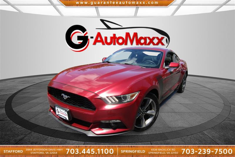 Ruby Red Metallic Tinted Clearcoat 2015 Ford Mustang Coupe Rear-Wheel Drive 6-Speed Manual