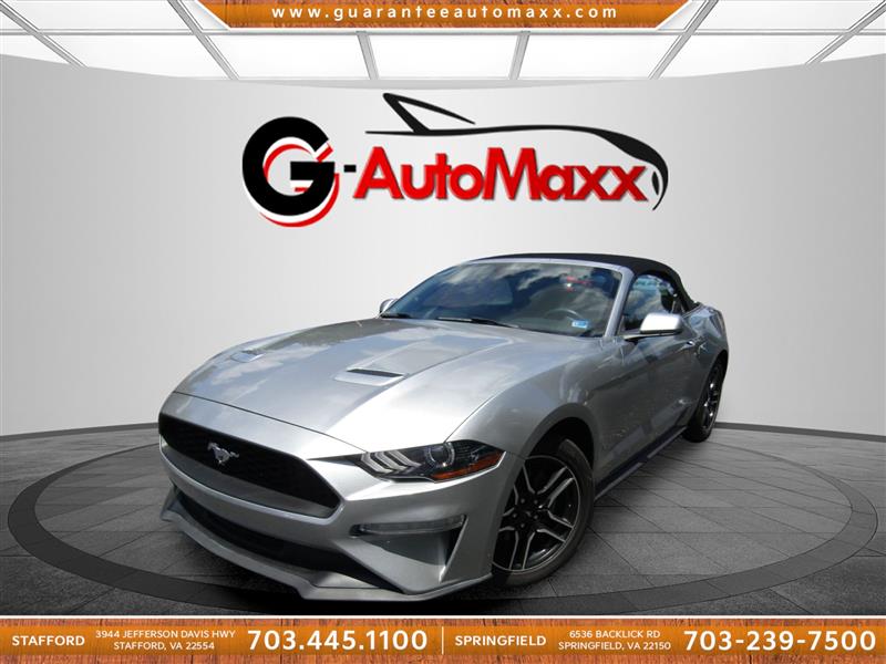 Iconic Silver Metallic 2023 Ford Mustang Convertible Rear-Wheel Drive Automatic