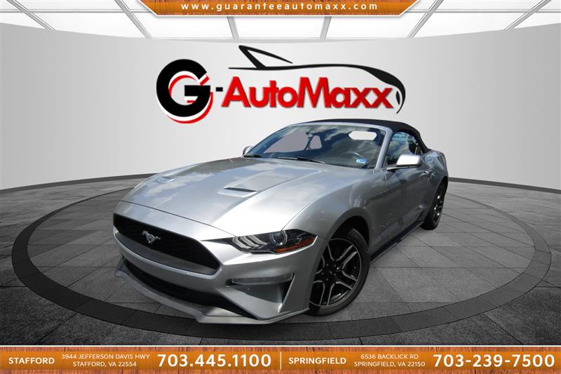 Iconic Silver Metallic 2023 Ford Mustang EcoBoost Premium Convertible RWD Convertible Rear-Wheel Drive Automatic