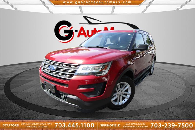 Ruby Red Metallic Tinted Clearcoat 2017 Ford Explorer AWD SUV / Crossover All-Wheel Drive Automatic
