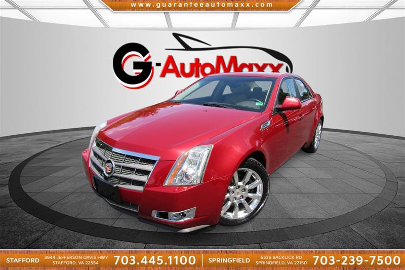 Crystal Red Tintcoat 2009 Cadillac CTS 3.6L RWD Sedan Rear-Wheel Drive Automatic