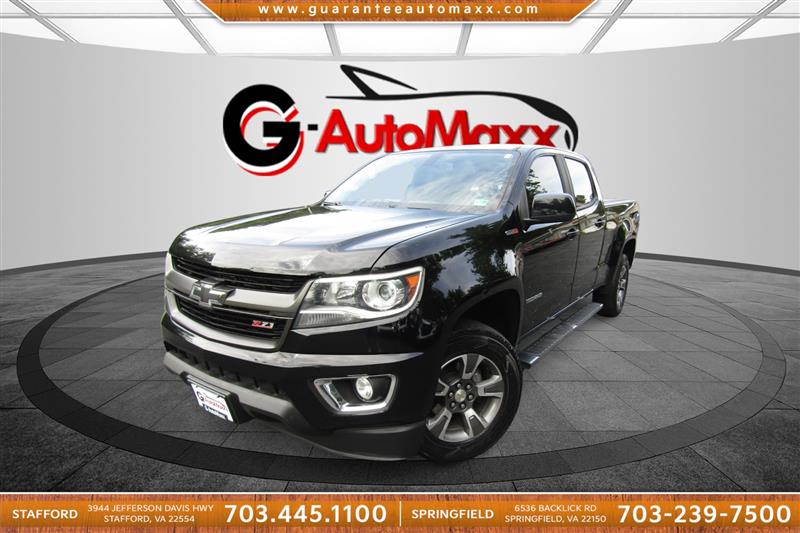 Black 2016 Chevrolet Colorado Pickup Truck Four-Wheel Drive Automatic
